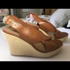 Brown AMERICAN EAGLE wedges